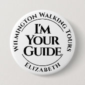 Officiële Button voor reisgids (Voorkant)