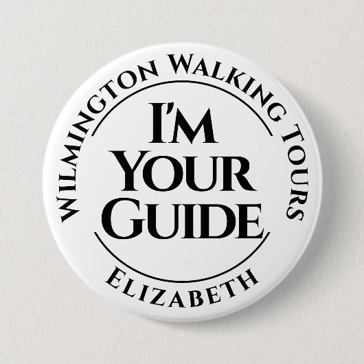 Officiële Button voor reisgids (Voorkant)