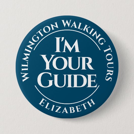 Officiële Button voor reisgids (Voorkant)