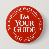 Officiële Button voor reisgids (Voorkant)