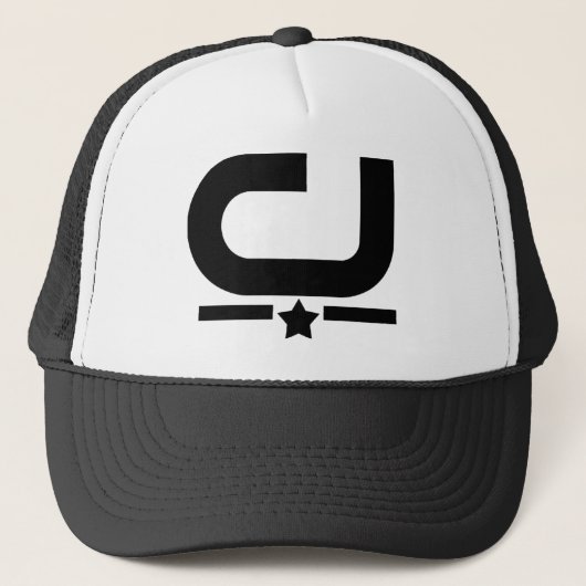 Officiële C&J SupaStar Trucker Hat, zwart mannen Trucker Pet (Voorkant)