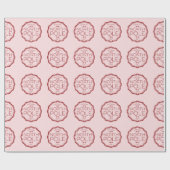 Officiële cadeauverpakking van de Noordpool Cadeaupapier (Vlak)