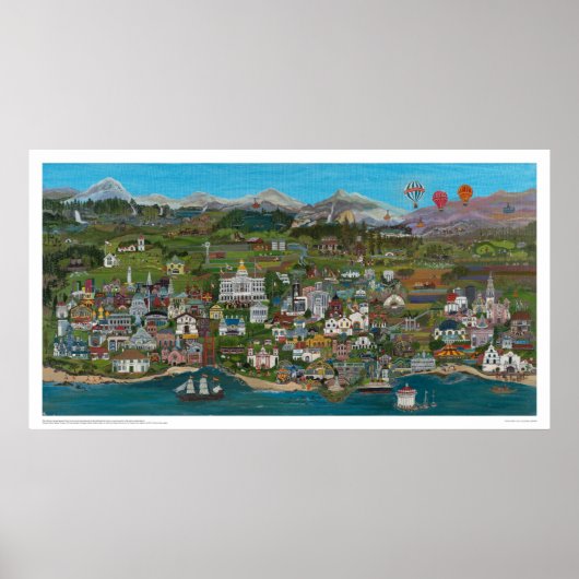 Officiële California State Poster (Voorkant)