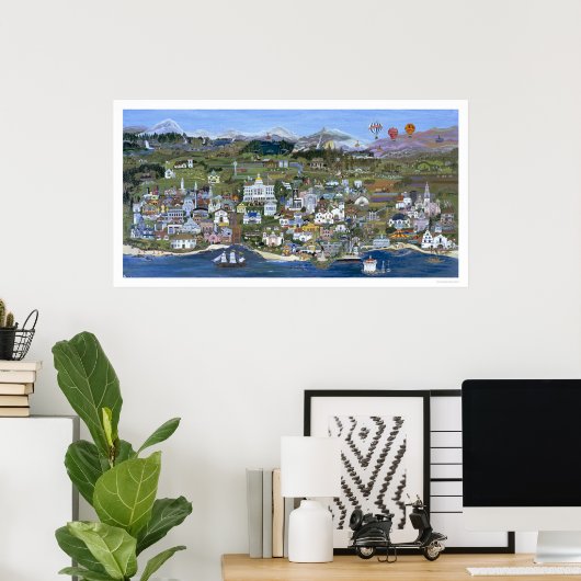 Officiële California State Poster (Thuiskantoor)