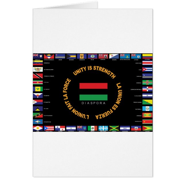 Officiële Caribische vlag (Voorkant)