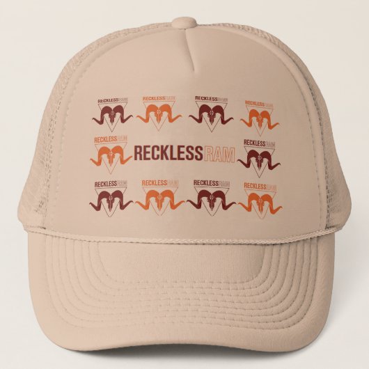 Officiële casquette Reckless Ram Trucker Pet (Voorkant)