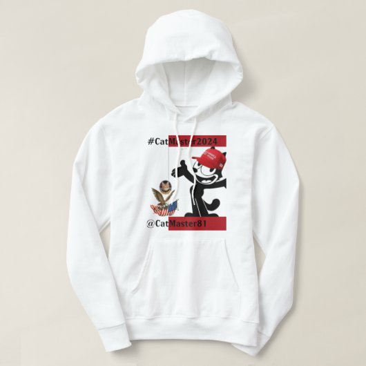 Officiële #CATARMY #CatMaster2024 Felix Snarky Hoo Hoodie (Design voorkant)