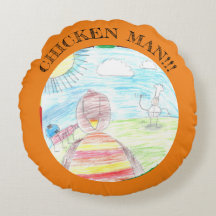 Officiële Chicken Man Comic Sierkussen