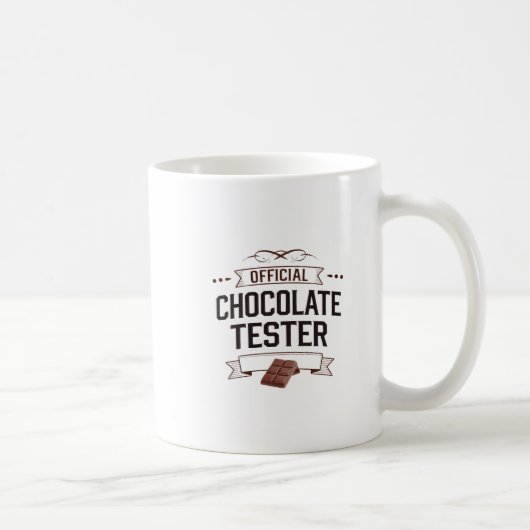 Officiële chocolade tester geschenken koffiemok (Rechts)