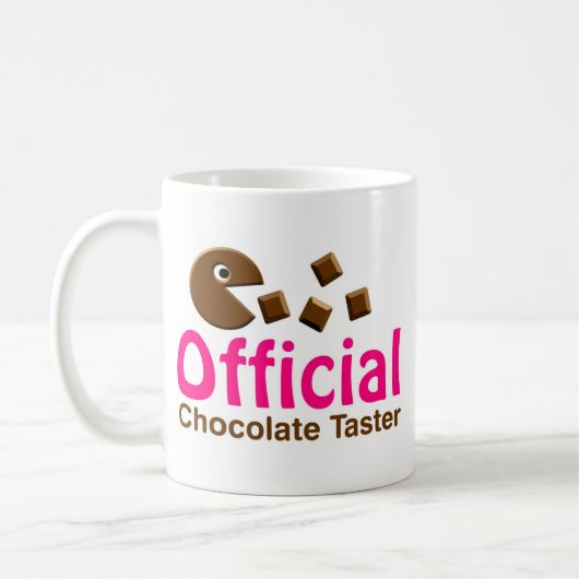 Officiële chocoladetaster koffiemok (Links)