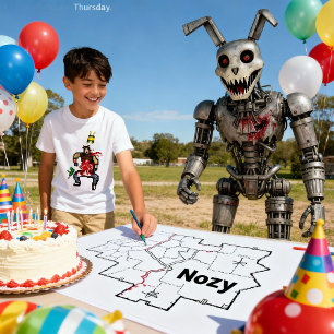 Officiële Citra Nosey Robot T-shirt
