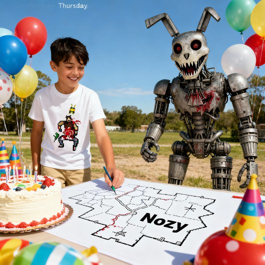 Officiële Citra Nosey Robot T-shirt