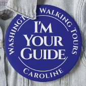 Officiële City Tour Guide Badge Button