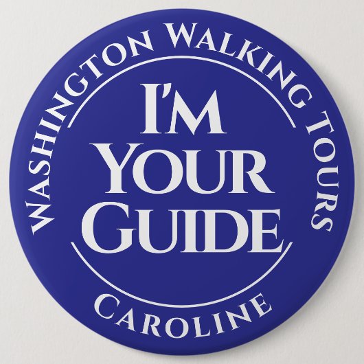 Officiële City Tour Guide Badge Button (Voorkant)