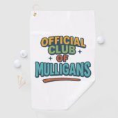 Officiële club van Mulligans Golfhanddoek (Insitu)