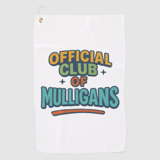 Officiële club van Mulligans Golfhanddoek