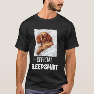 Officiële Cocker Spaniel Slaapshirt Schattige Hond T-shirt