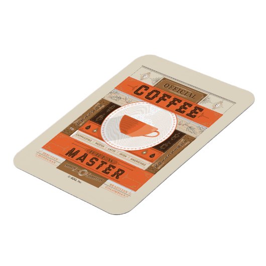 Officiële Coffee Brew Master Magneet (Linkerzijde)