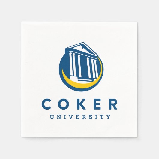 Officiële Coker University Logo Servet (Voorkant)