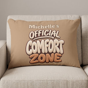 Officiële Comfortzone Grappig Accent Kussen
