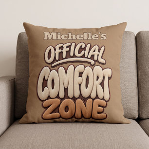 Officiële Comfortzone Grappig Kussen