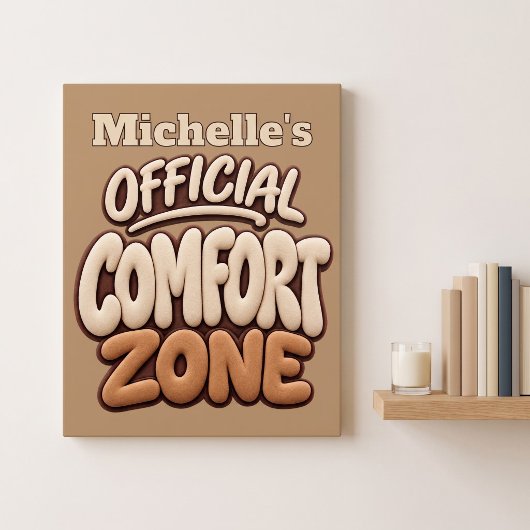 Officiële comfortzone grappig poster