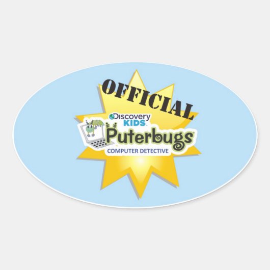 Officiële Computer Detective Sticker (Voorkant)