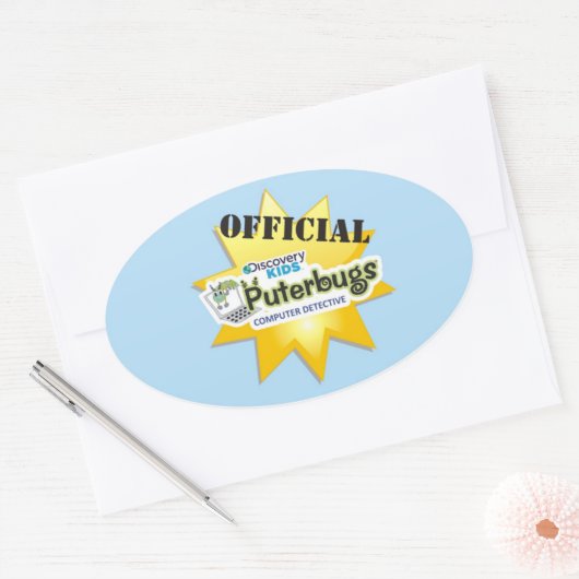 Officiële Computer Detective Sticker (Envelop)