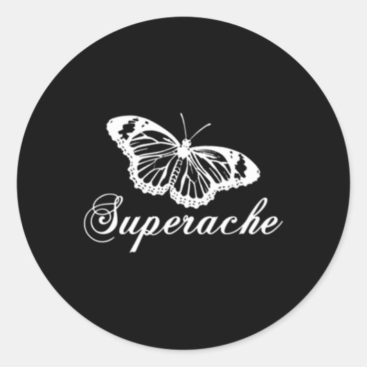 Officiële Conan Grey Superache Butterfly Ronde Sticker (Voorkant)