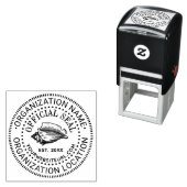 Officiële Conch Shell Zegel Naam Loc URL Oprichtin Zelfinktende Stempel (In situ)