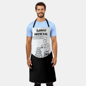 Officiële Cook met haar naam - Gift Schort (Gedragen)