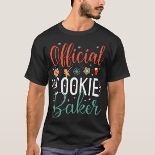 Officiële Cookie Baker Funny Christmas Couples Mat T-shirt