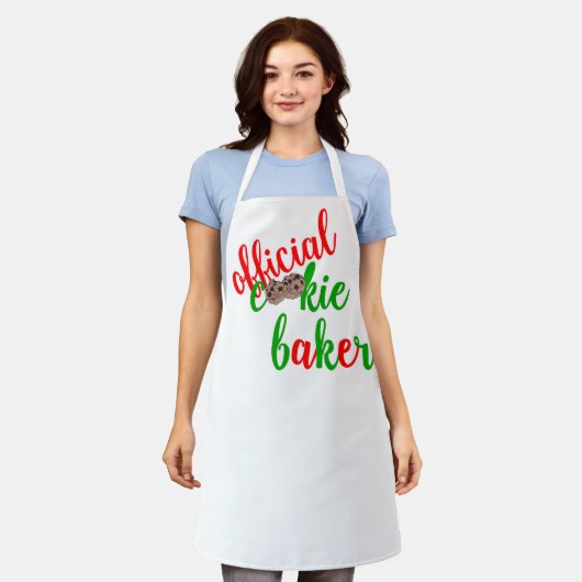 Officiële Cookie Baker Schort (Gedragen)