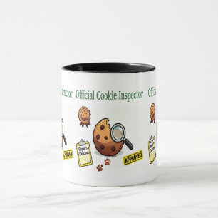 Officiële Cookie Inspecteur Mok – Grappige Koffiek