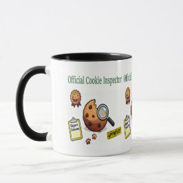 Officiële Cookie Inspecteur Mok – Grappige Koffiek