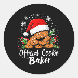 Officiële Cookie Ker Shirt Volwassen Kinder Mannen Ronde Sticker