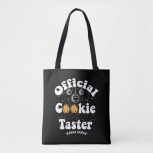 Officiële Cookie Proever Cookie Liefhebbers Kerstm Tote Bag