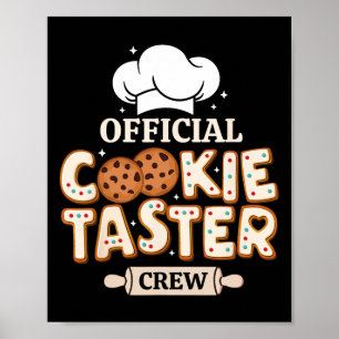 Officiële Cookie Proever Crew Funny Byking Team Fa Poster