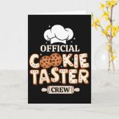 Officiële Cookie Proever Crew Grappig Byking Team Kaart (Gele Bloem)