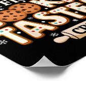 Officiële Cookie Proever Crew Prettig Kerstfeest F Poster (Hoek)