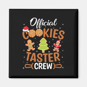 Officiële Cookie Taster Crew Christmas Baking Bake Magneet