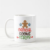 Officiële Cookie Tester Coffee Mok – Leuke Kerst (Links)