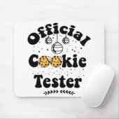 Officiële Cookie Tester Cookie Lovers Kerstmis Muismat (Met muis)