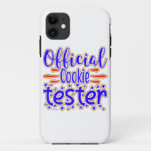 OFFICIËLE COOKIE TESTER grappig cadeau voor cookie Case-Mate iPhone Case (Achterkant)