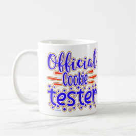 OFFICIËLE COOKIE TESTER grappig cadeau voor cookie Koffiemok