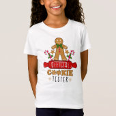 Officiële Cookie Tester Kerstvakantie T-shirt (Voorkant)