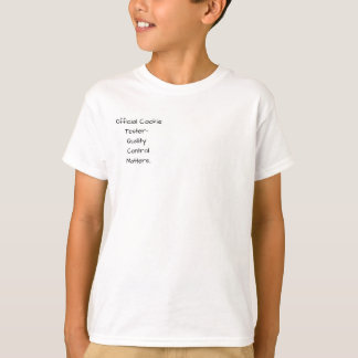 Officiële Cookie Tester-Kwaliteitscontrole Is Bela T-shirt