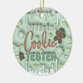 Officiële Cookie Tester Ornament (Links)