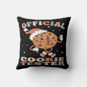Officiële cookie tester retro kussen (Achterkant)