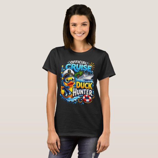 Officiële Cruise Eend Jager T-shirt (Voorkant volledig)
